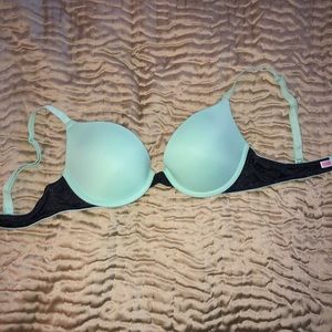 Victoria secret Pink mint green bra. Size 34B